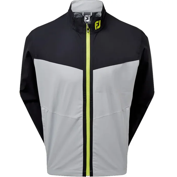 FootJoy HydroLite Waterproof Jacket – Black/Grey/Lime