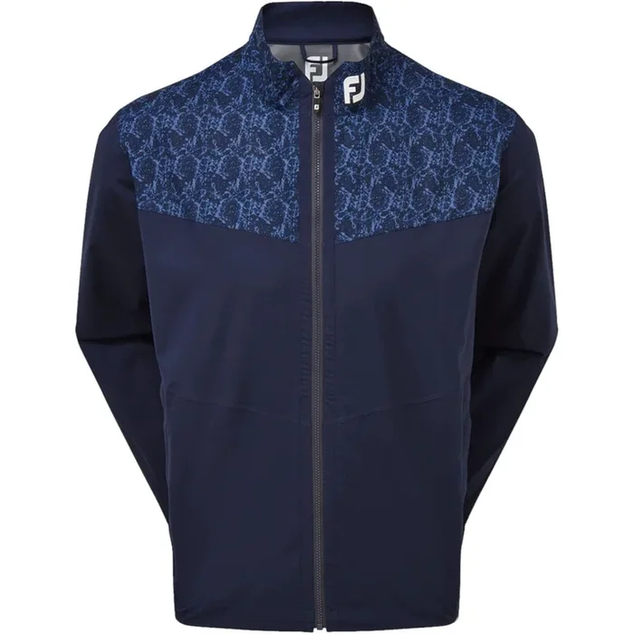 FootJoy HydroLite Waterproof Jacket – Navy/Marble Print