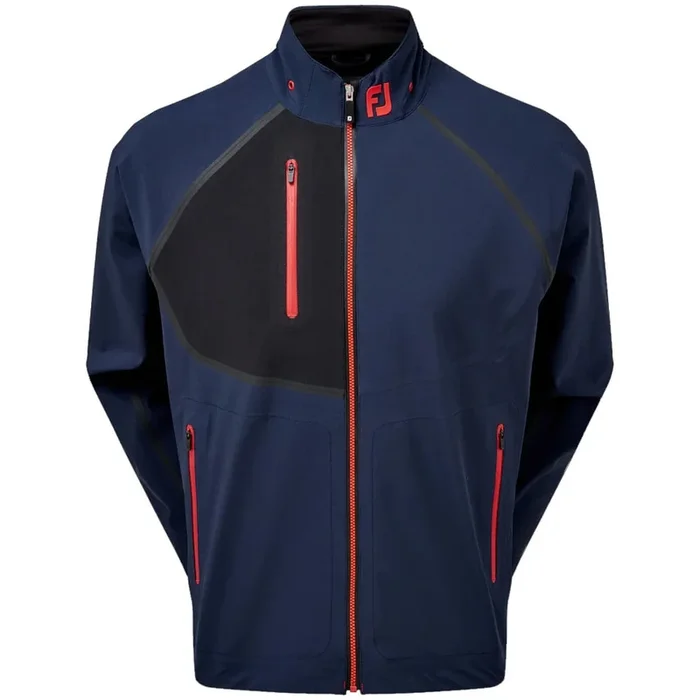 FootJoy HydroTour Waterproof Jacket – Navy/Black/Red
