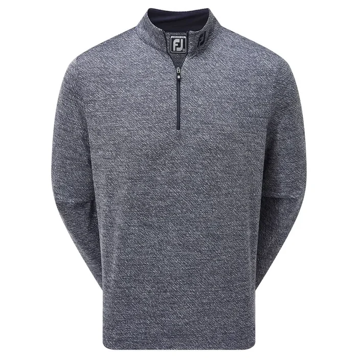 FootJoy Jacquard Texture Chill-Out Pullover – Navy