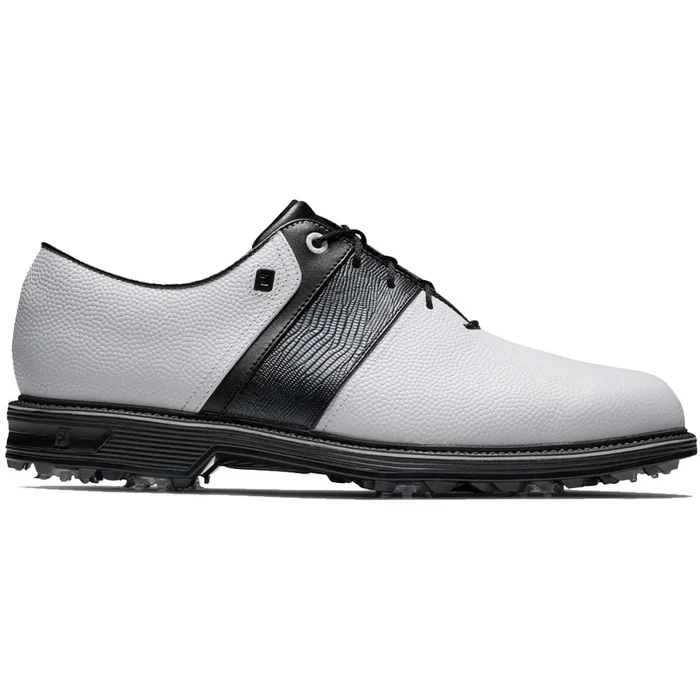 FootJoy Premiere Series Packard Spiked Waterproof Shoes – White/Black