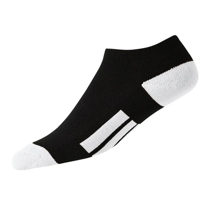 FootJoy ProDry Lowcut Junior Socks – Black/White