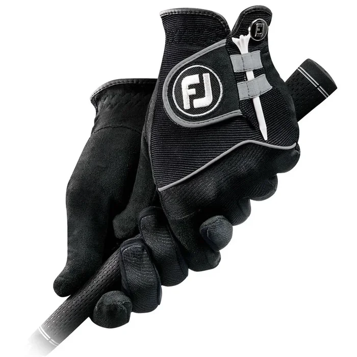FootJoy RainGrip Pair Golf Glove Black – 21 Men