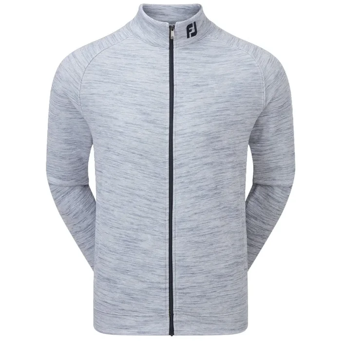 FootJoy Space Dye Fleece Full Zip Mid Layer – Navy