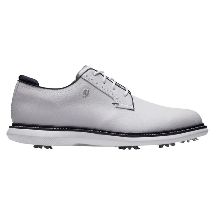 FootJoy Traditions Blucher Golf Shoes White – 24 Men