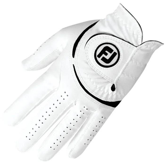 FootJoy WeatherSof Golf Glove – White/Black