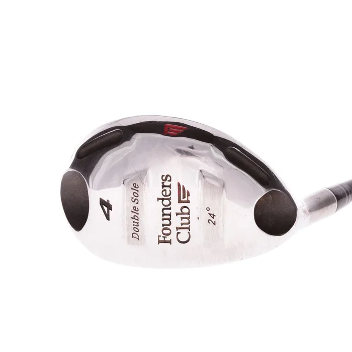 Founders Club Double Sole Graphite Men’s Left Hand 4 Hybrid 24 Degree Regular – Founders Formula