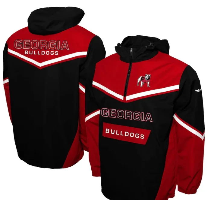 Franchise Club Men’s Georgia Bulldogs Beta Anorak Jacket