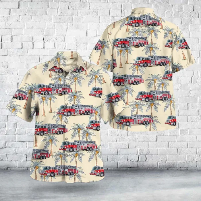 Freehold, New Jersey, Freehold Township Fire District No.1 Hawaiian Shirt – Fanshubus.com