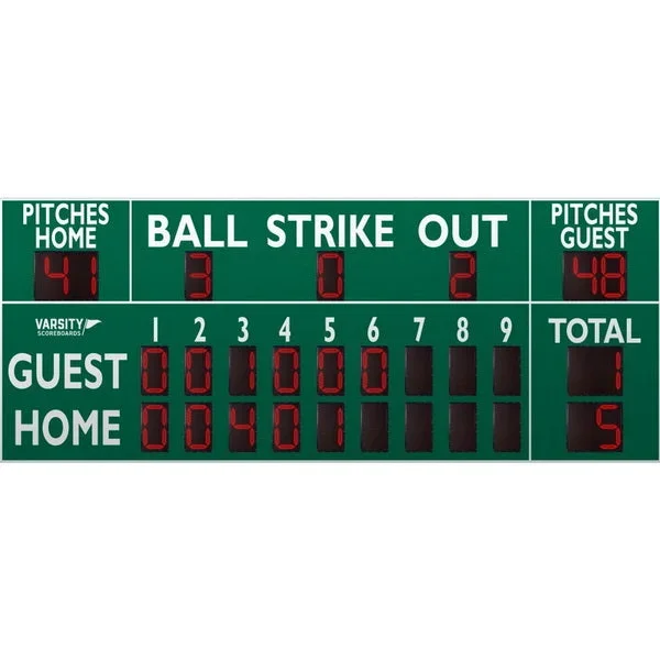 Full-Size Electronic Baseball Scoreboard – 3359