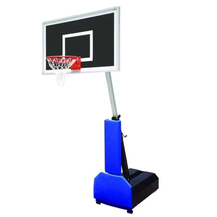 Fury Eclipse Portable Basketball System 36″ x 60″ Smoked Temp. Glass Backboard