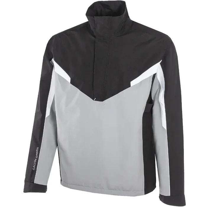 Galvin Green Abe Gore-Tex 1/2 Zip Waterproof Jacket – Sharkskin/Black