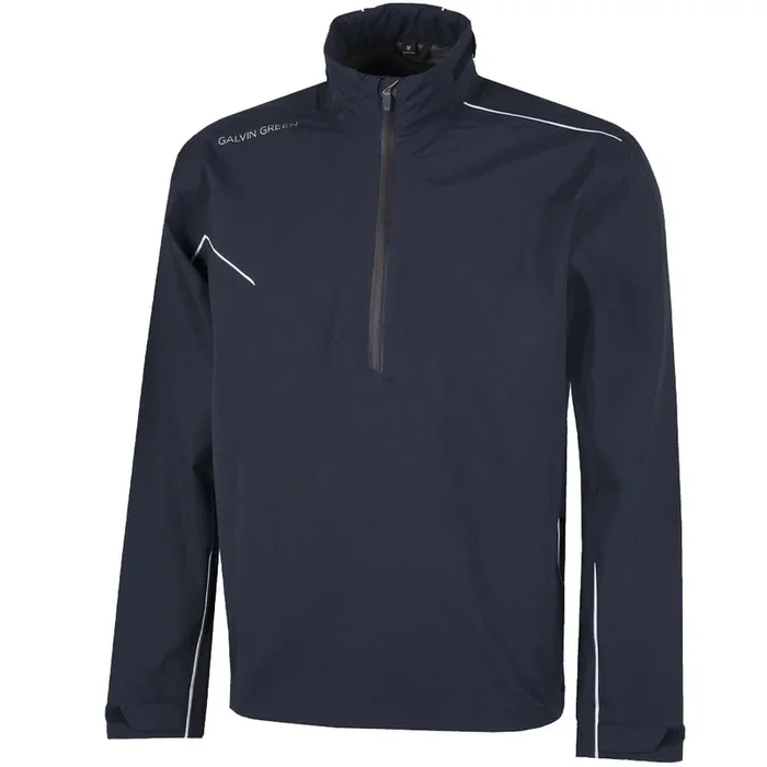 Galvin Green Aden Gore-Tex Paclite 1/2 Zip Waterproof Jacket – Navy/White