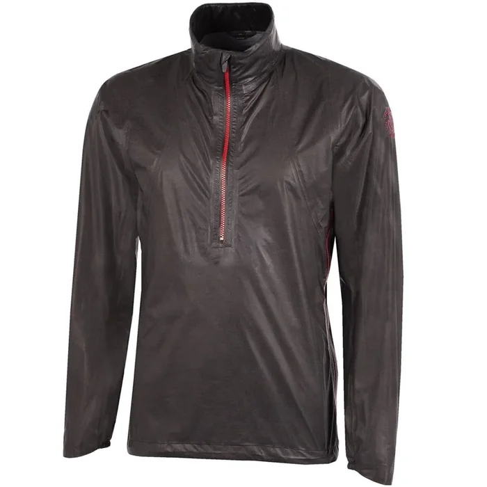 Galvin Green Ashby Waterproof ShakeDry Gore-Tex 1/2 Zip Jacket – Ash Grey/Red