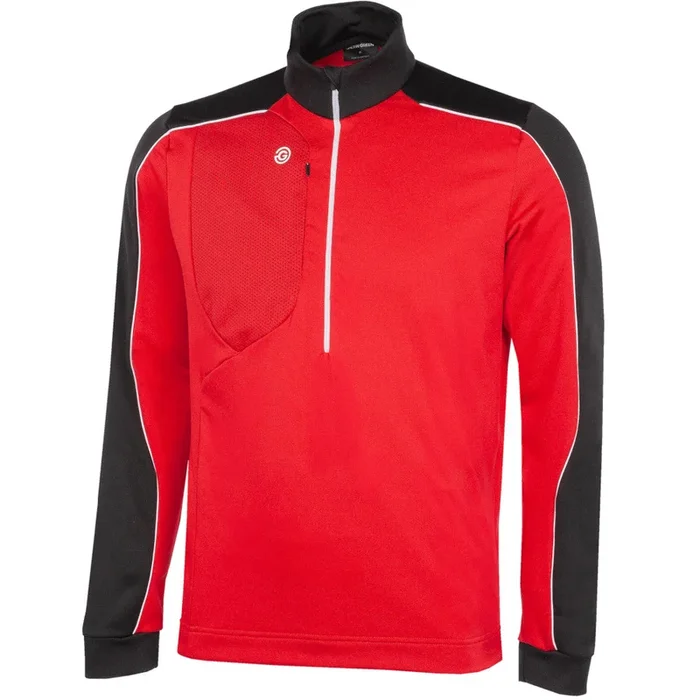 Galvin Green Dave 1/4 Zip Pullover – Red/Black