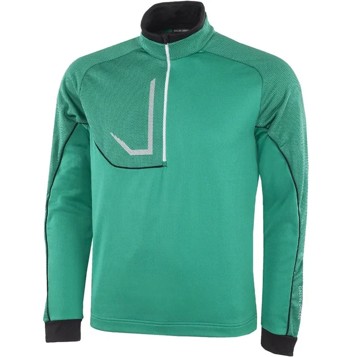 Galvin Green Daxton Insula 1/2 Zip Sweater – Green/Black/White