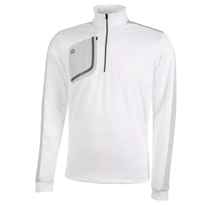 Galvin Green Dwight Golf Pullover White/Sharkskin – FW22 Men