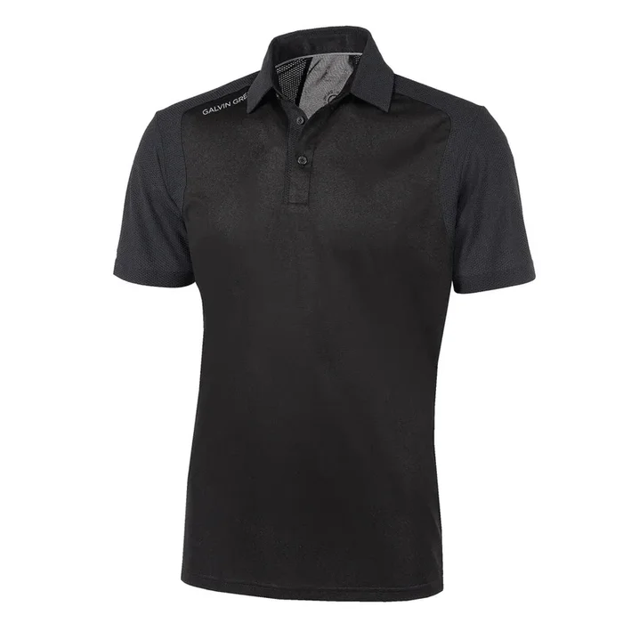 Galvin Green Massimo Ventil8 Plus Golf Polo Black – SS22 Men