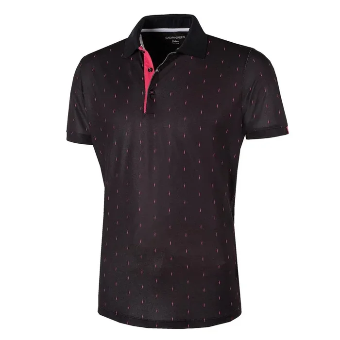 Galvin Green Mayson Ventil8 Plus Golf Polo Pink/Black – SS22 Men