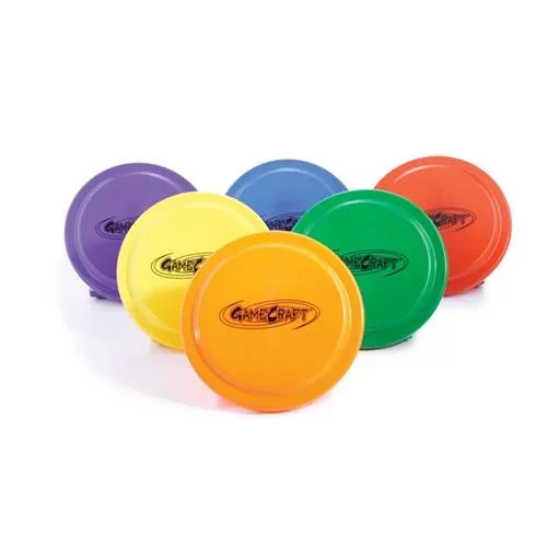 GameCraft® 9 in. Plastic Flying Discs (6-Pack)