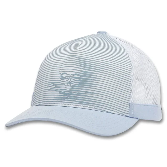 Gfore 3D Skull & T’s Interlock Knit Trucker Golf Cap Drizzle – 23 Men