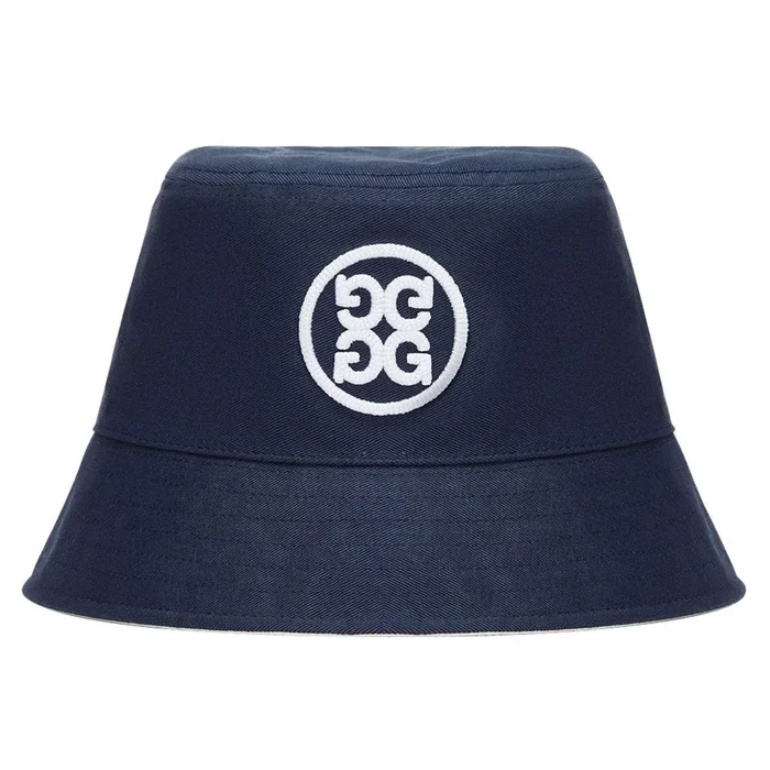 Gfore Circle G’s Reversible Cotton Twill Golf Bucket Hat Snow/Twilight – 24 Men