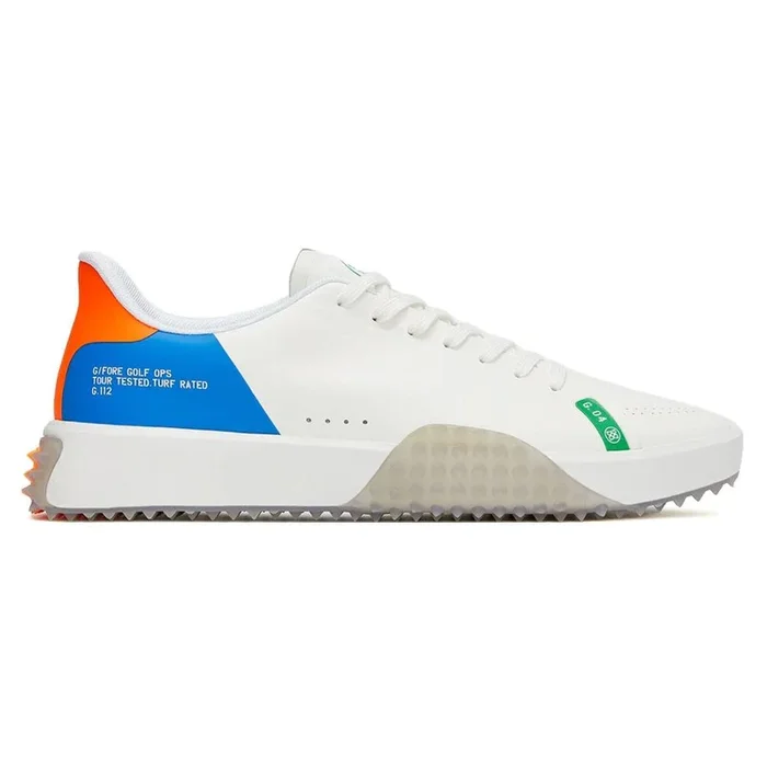 Gfore G.112 P.U. Leather Colour Block Spikeless Golf Shoes Snow- 24 Men