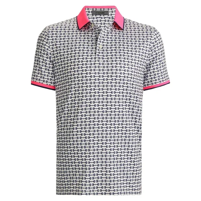 Gfore G Link Tech Jersey Golf Polo Stone – FA24 Men