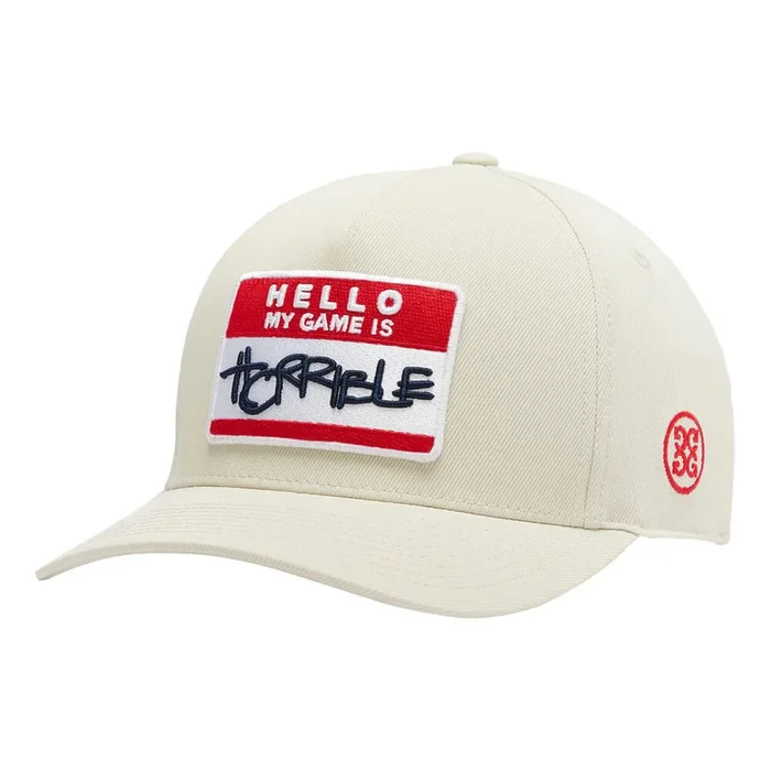 Gfore Hello Stretch Twill Snapback Golf Cap Stone – 23 Men