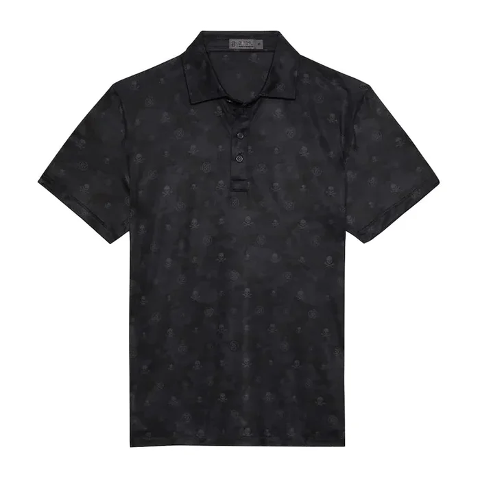 Gfore Icon Camo Tech Jersey Golf Polo Onyx – 23 Men