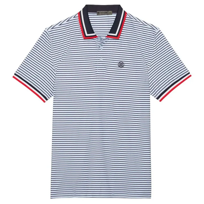 Gfore Skull & T’s 3D Tech Jersey Golf Polo Sky – 23 Men