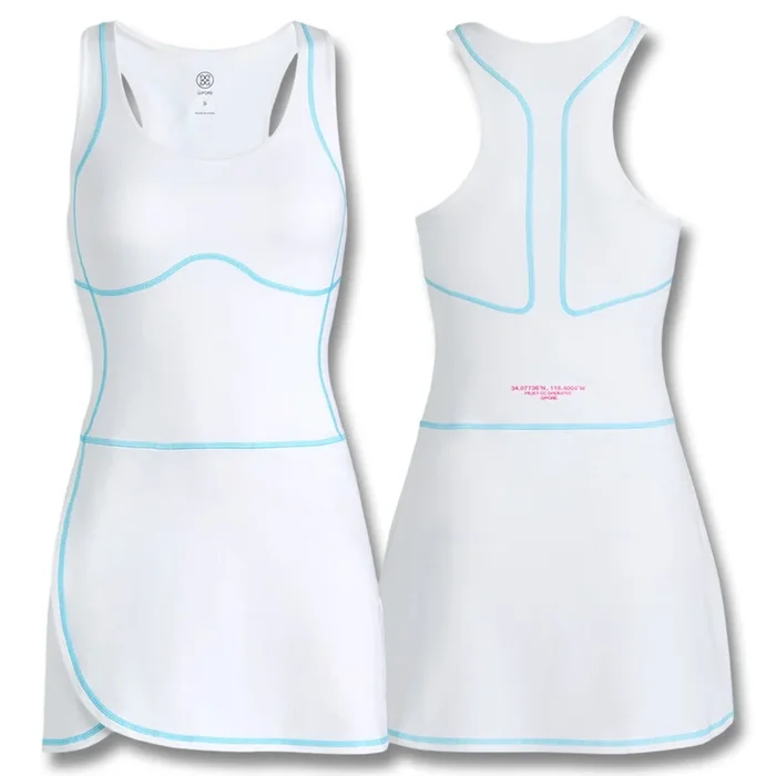 Gfore Soft Tech QRT Golf Dress (with Gfore Emblem) Snow – FA25 Women