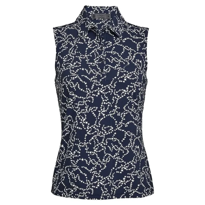 Gfore Stardust Silky Tech Nylon Golf Polo Twilight – FA23 Women