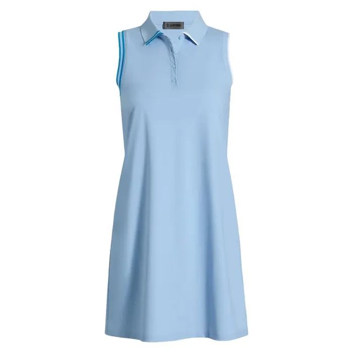 Gfore Warp Knit Polo Golf Dress Baja – SP25 Women