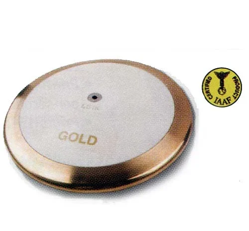 Gold High Spin Discus 88% Brass Rim