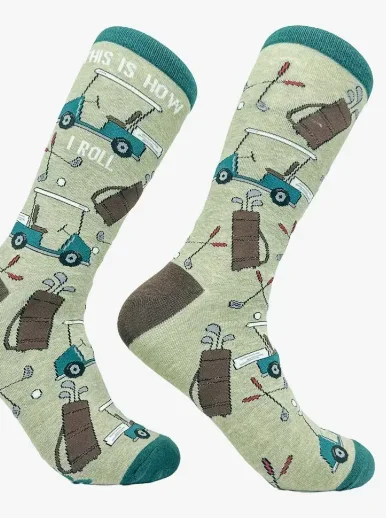 Golf Cart “How I Roll Socks”