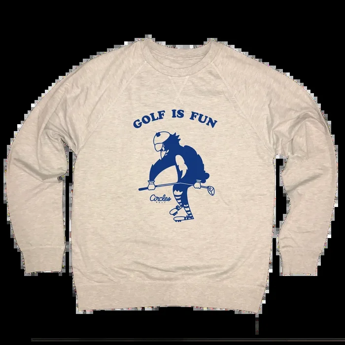 Golf Is Fun – Light Gray Sweatshirt
