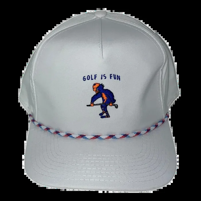 Golf Is Fun Snapback Rope Hat