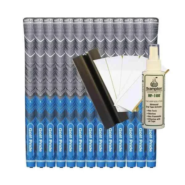 Golf Pride MCC Plus4 Standard Blue (13pcs + Golf Grip Kit)