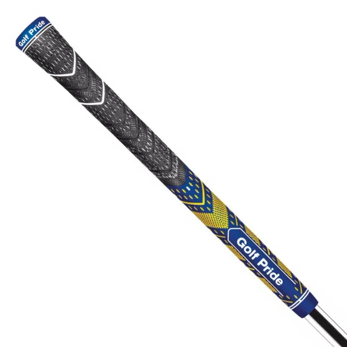Golf Pride MCC TEAMS Plus4 MIDSIZE Grip (Navy/Yellow) – 13pcs + Golf Grip Kit