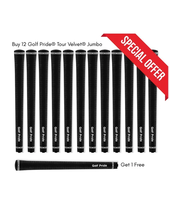 Golf Pride® Tour Velvet® Jumbo *SALE* Buy 12 get 1 FREE