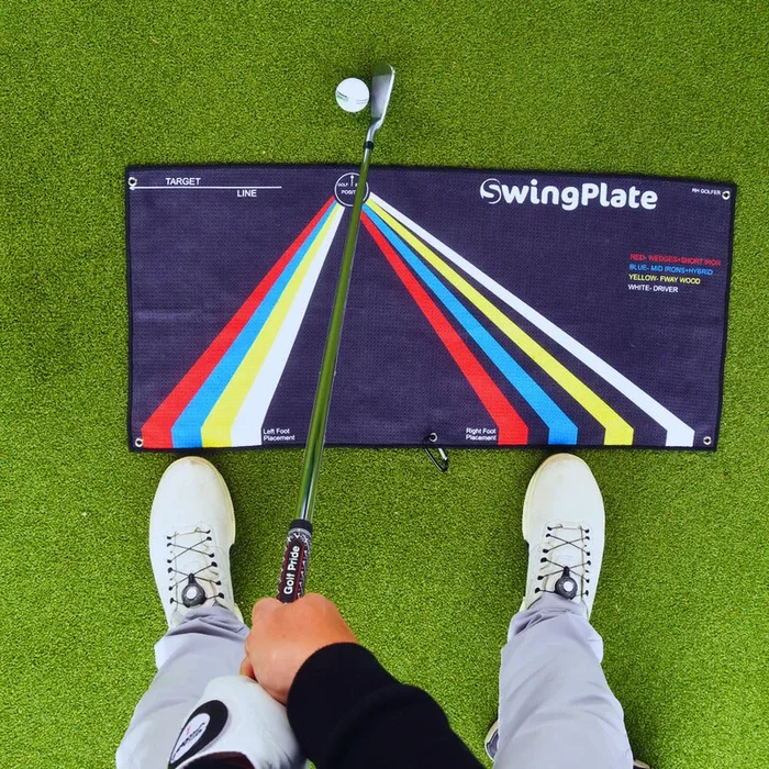 Golf Training Aid The Stance Towel – By Swing Plate