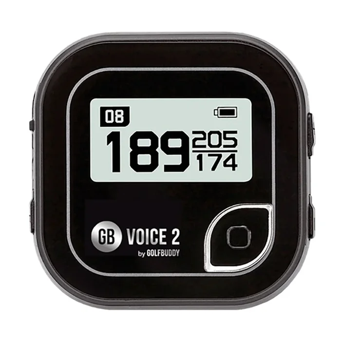 GolfBuddy Voice 2 GPS – Black/Silver