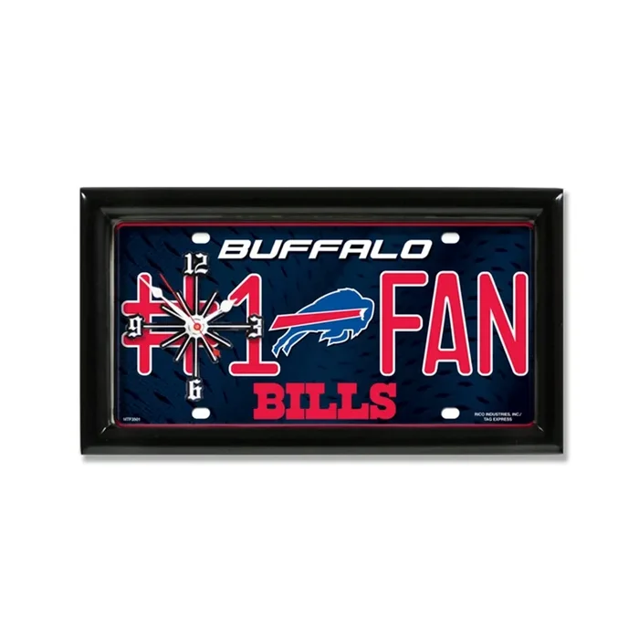 Good Tymes Enterprises Buffalo Bills Clock – 7 x 13 inch