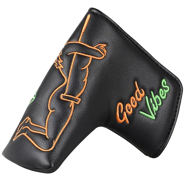 Good Vibes Golf Blade Putter Head Cover