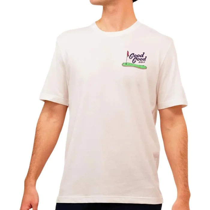 GoodGood Golf Best Golf T-Shirt White – SU25 Men