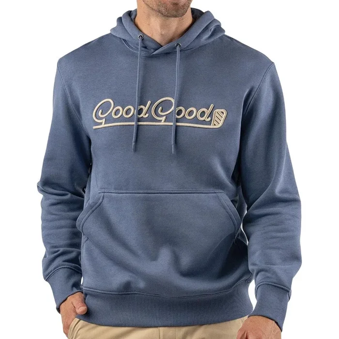 GoodGood Golf Fleece Golf Hoodie Indigo Mountain – FA25 Men