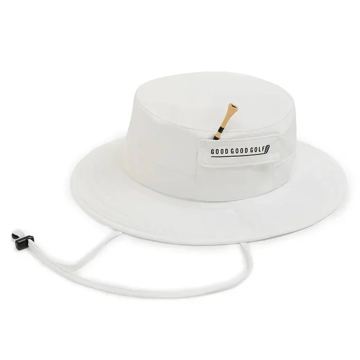 GoodGood Golf Heavy Hitter Sun Golf Bucket Hat White – 24 Men