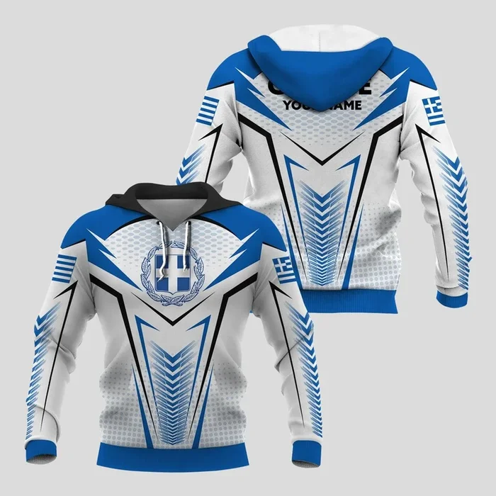 Greece Hoodies – Custom Name Greece Flag – Fanshubus.com