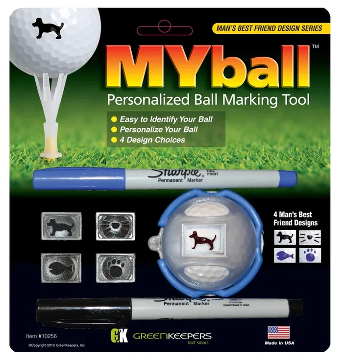 GreenKeepers MYball Personalized Marking Tool – Man’s Best Friend